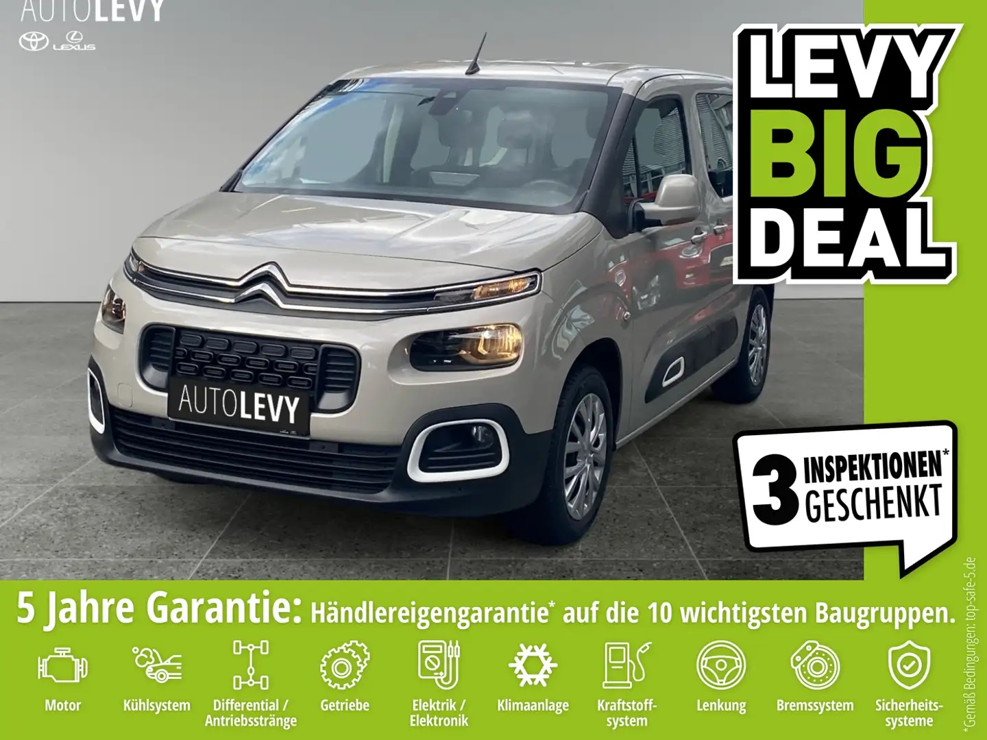 Citroen Berlingo 1.2 PureTech 110 Feel M *CARPLAY*AHK* Silber - 1