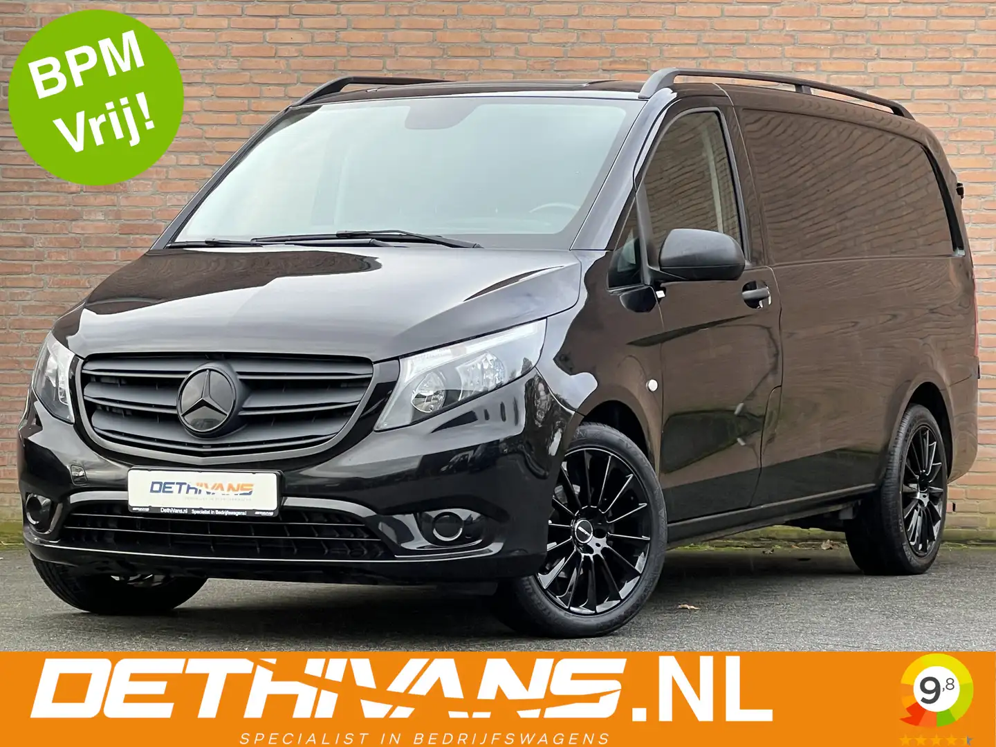 Mercedes-Benz Vito 114CDI 136PK Lang / 9G-Tronic / Distronic / 2.500K Noir - 1