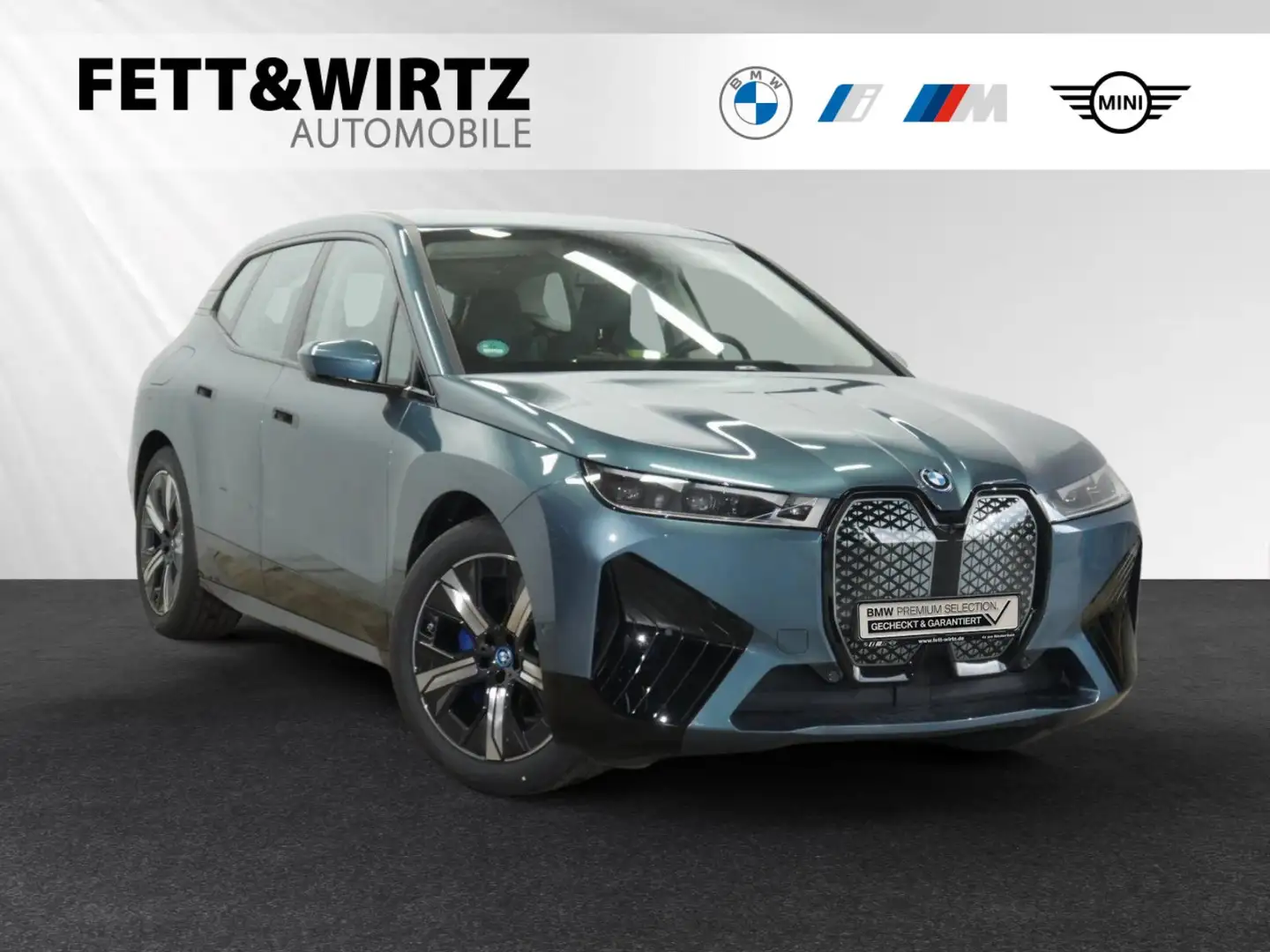BMW iX xDrive40 Lr. 399,- br. o.Anz. 24Mon/5`Km p.A. Blauw - 1