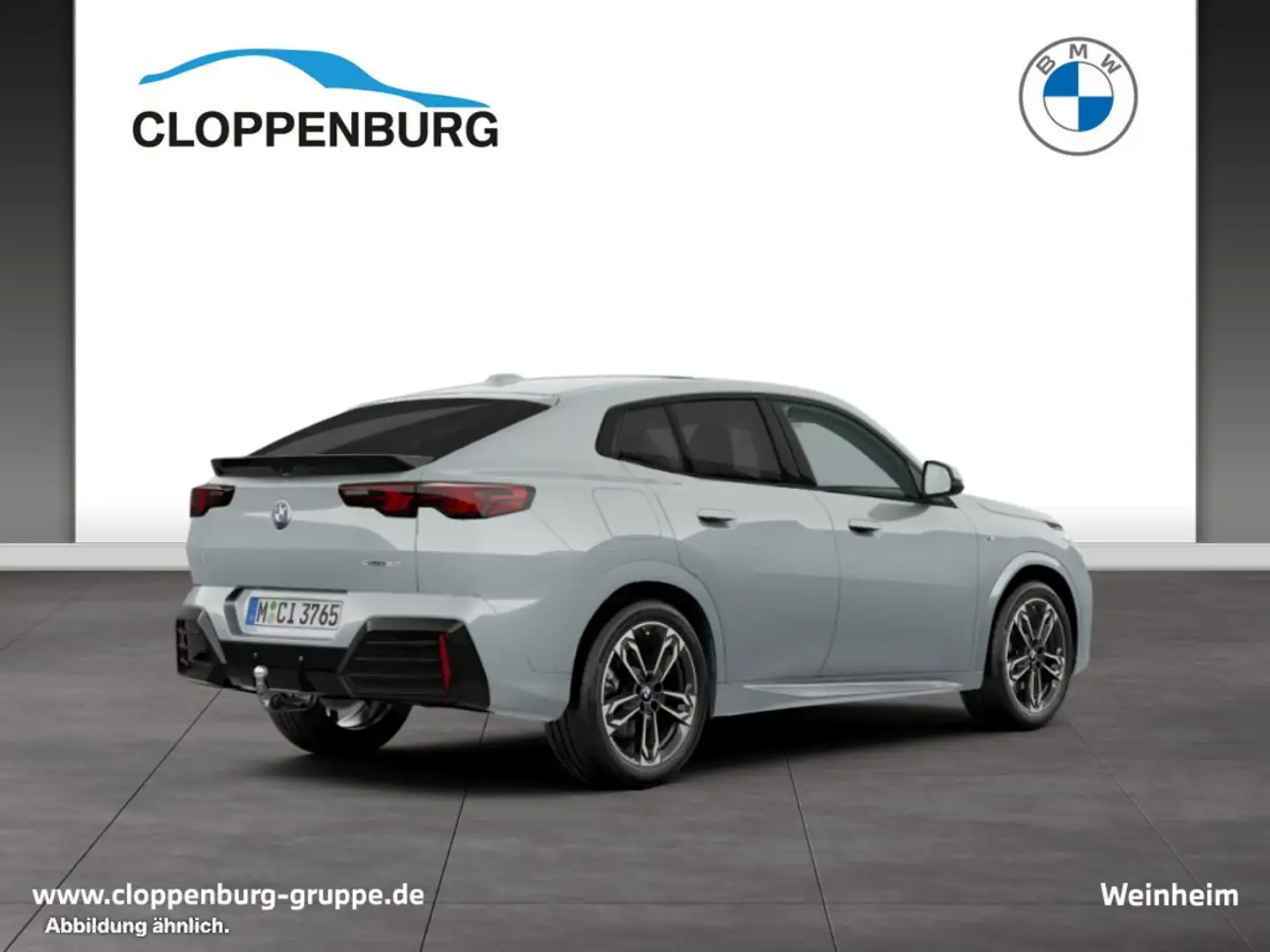 BMW X2 sDrive20i M Sport+Head-Up+AHK+LED+i-Glow Szürke - 2