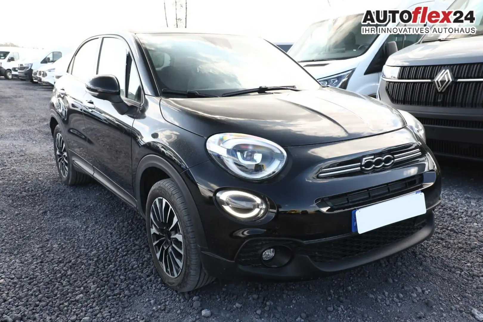 Fiat 500X 1.5 MHEV 130 DCT7 LED PrivG KomfortP Kam 96 kW ... Zwart - 1