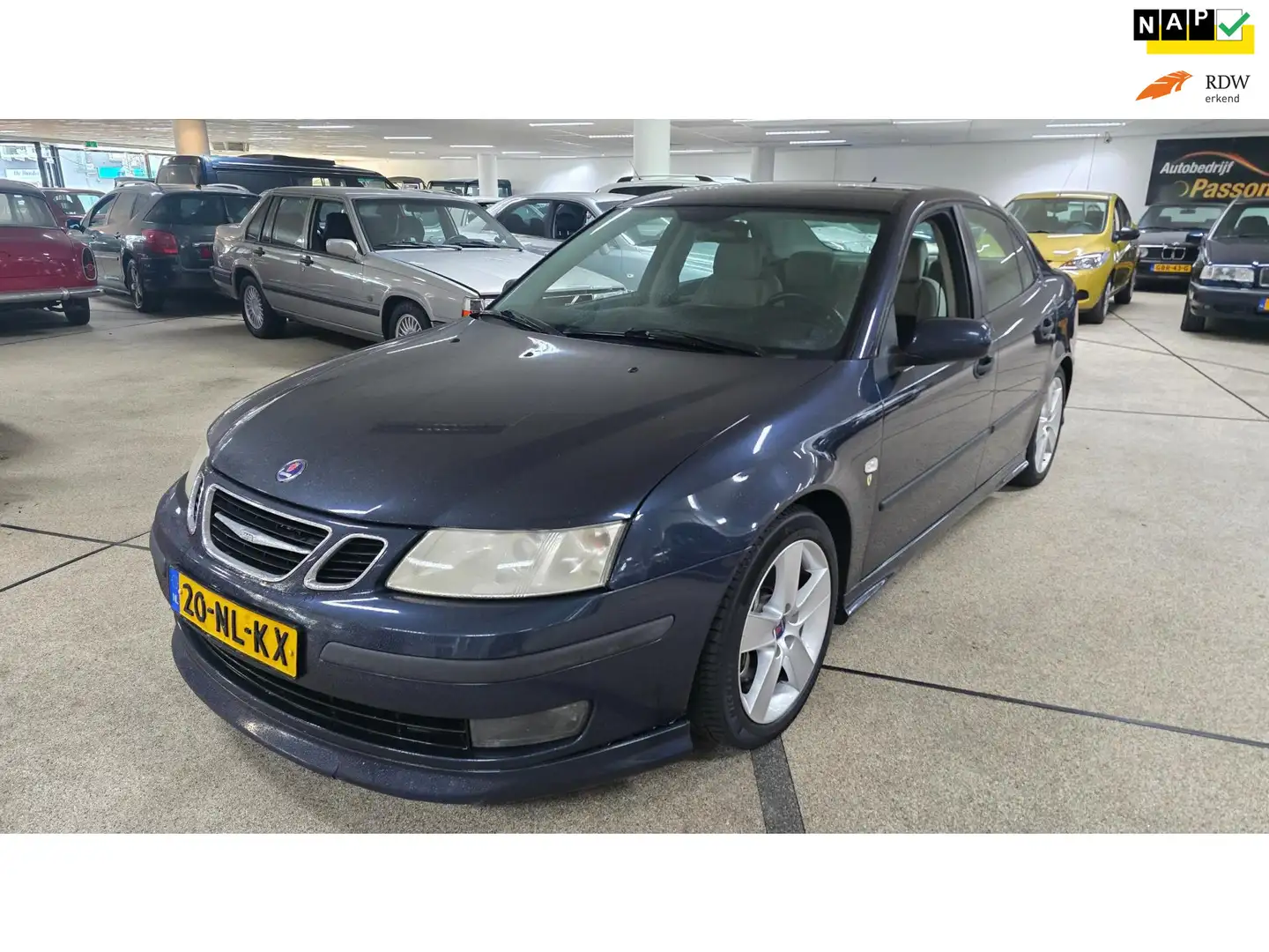 Saab 9-3 Sport Sedan 2.0T Aero Automaat! Leer Nieuwe Apk!! Blau - 1