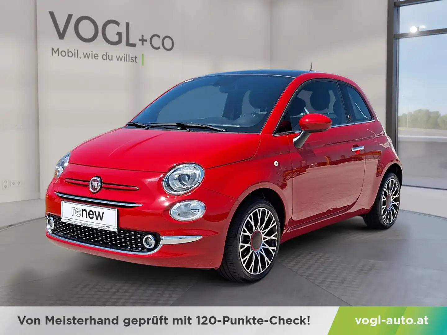 Fiat 500 FireFly Hybrid 70 RED Rot - 1