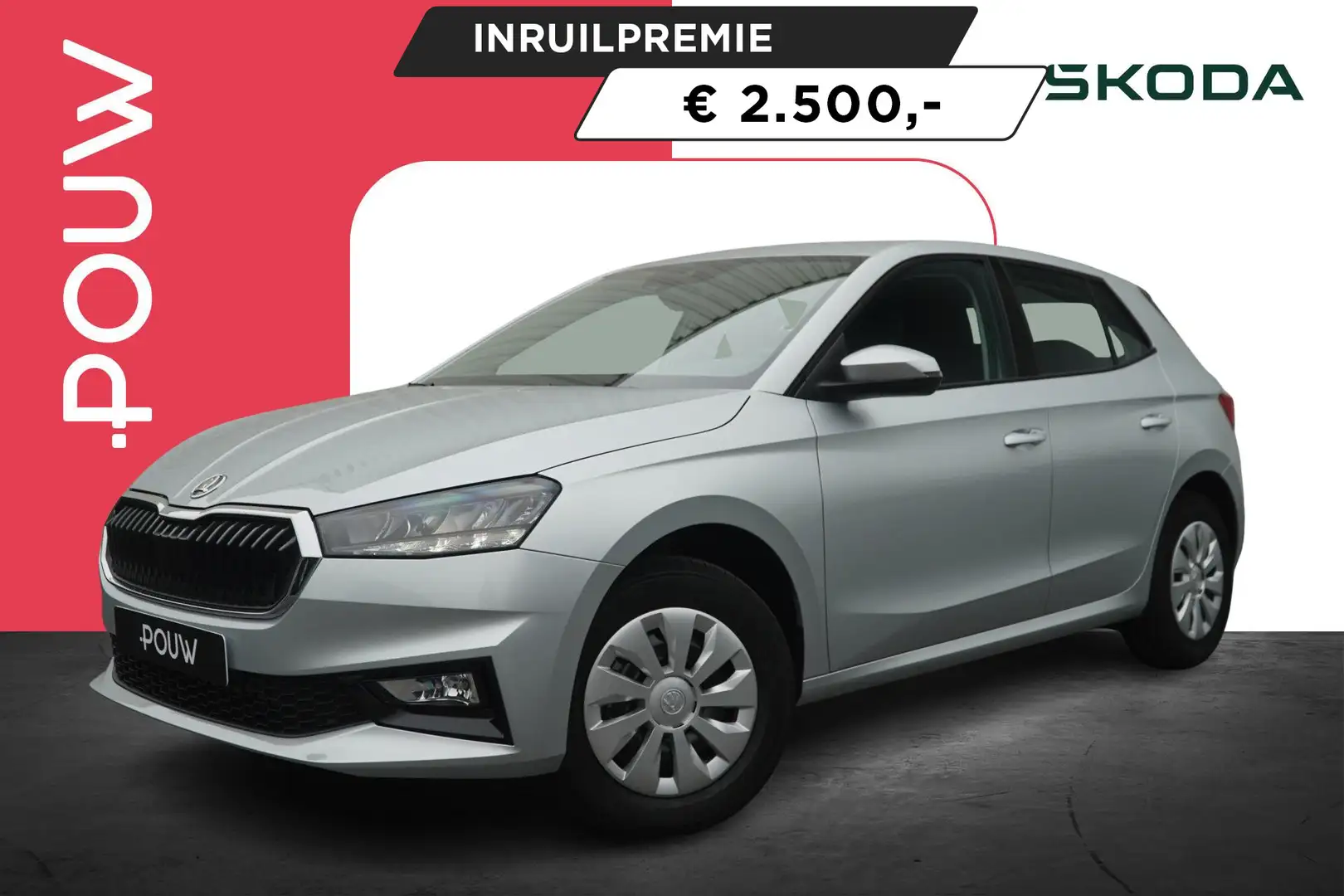 Skoda Fabia 1.0 TSI 95pk Selection | Cruise Control | Parkeers Zilver - 1