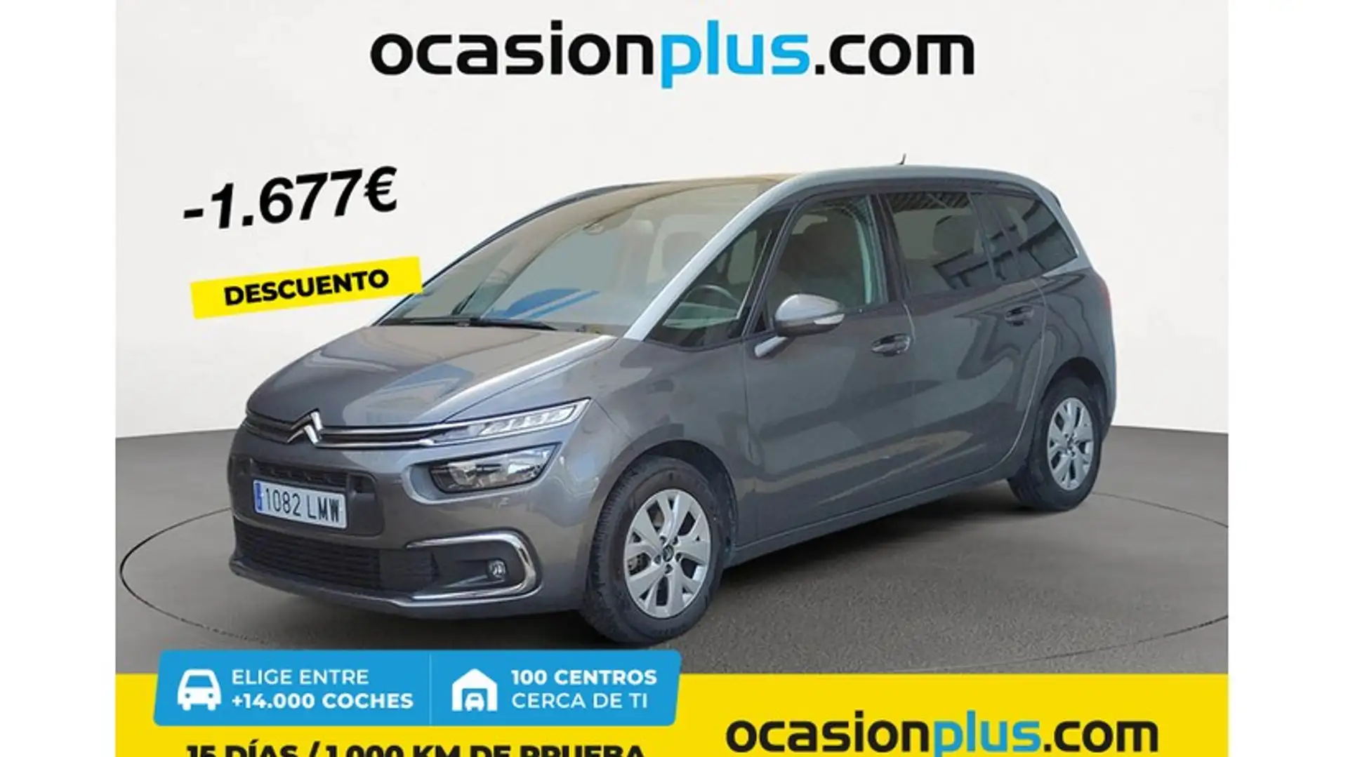 Citroen C4 Grand Spacetourer 1.2 PureTech S&S Feel EAT8 130 Gris - 1