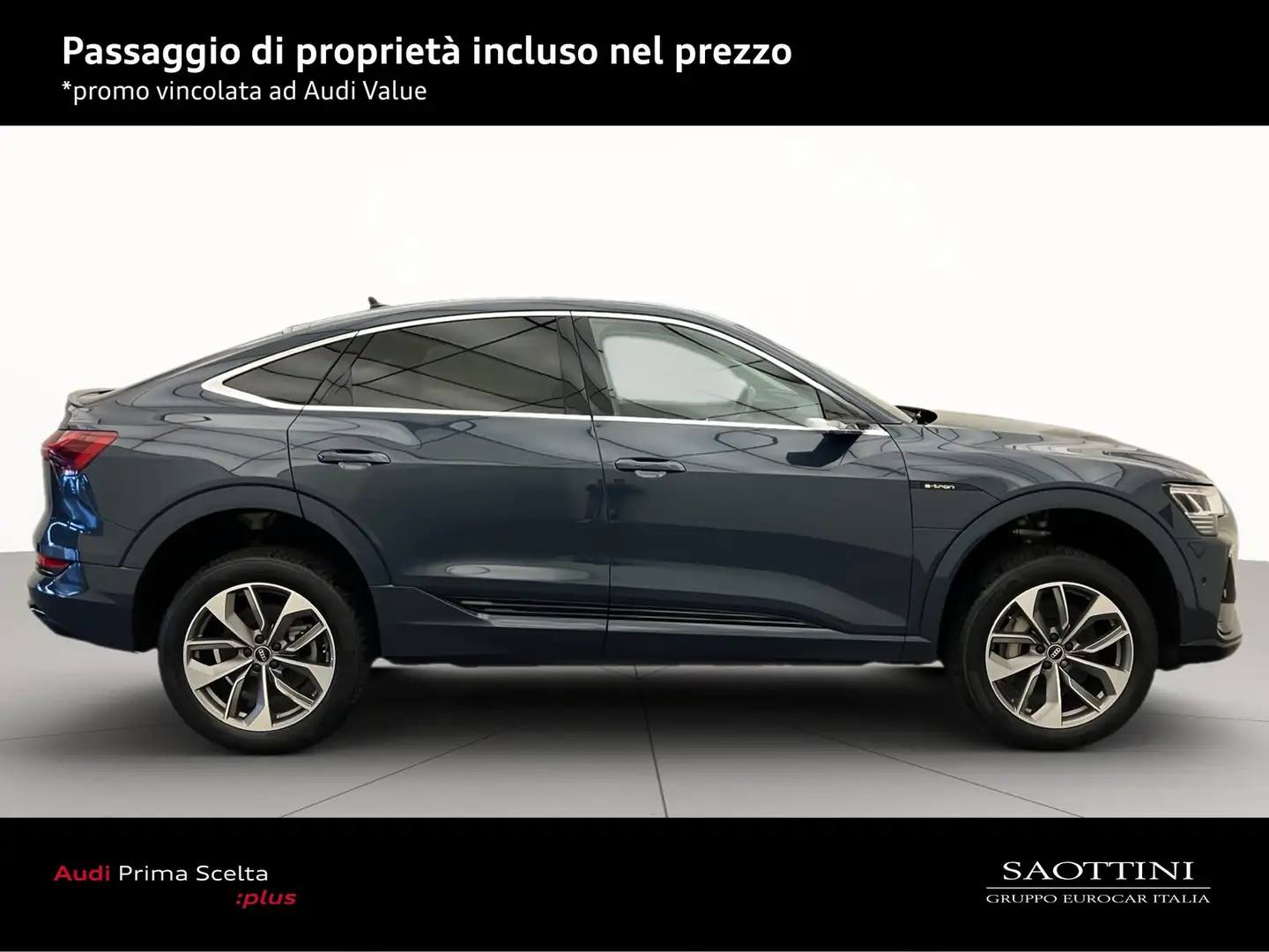 Audi e-tron Sportback 55 S line fast edition quattro - SOSP - Blu/Azzurro - 2
