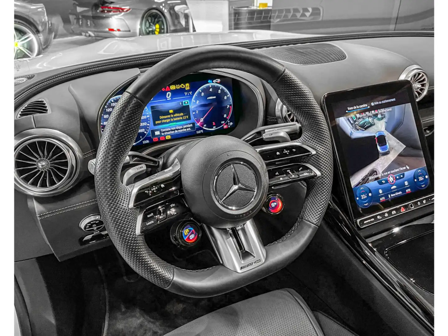 Mercedes-Benz SL 63 AMG Roadster SL AMG 63 4Matic +/ Burmester/Carbon/360° Blanc - 2