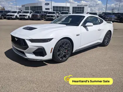 White 2026 Ford Mustang Coupe Rear-Wheel Drive Manual