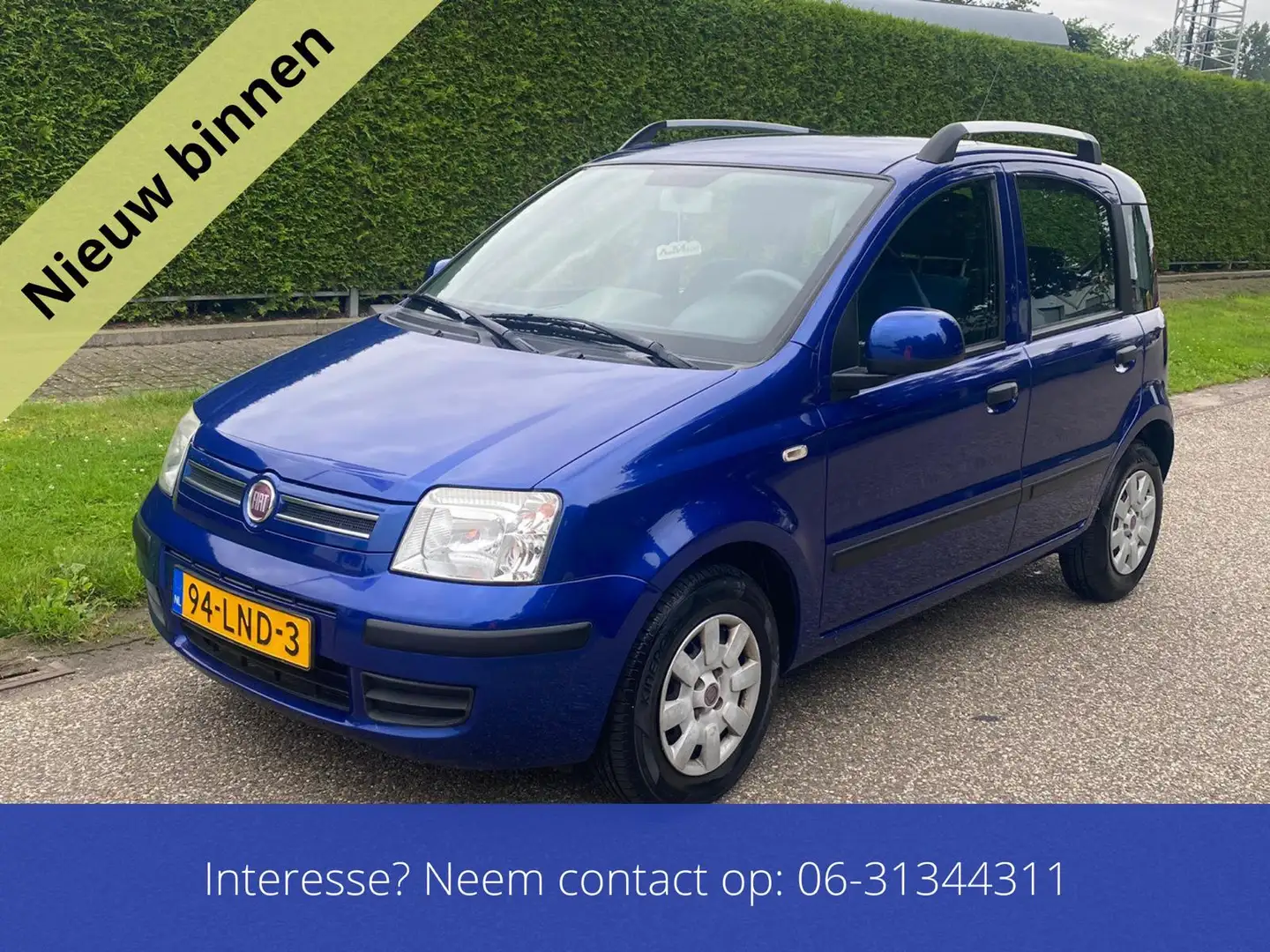 Fiat Panda 1.2 Edizione Cool Airco keurige Auto NAP✅ Blau - 1