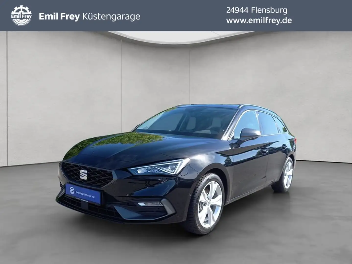 SEAT Leon Sportstourer 2.0 TDI -FR- DSG LED/ Navi/ AC Schwarz - 1