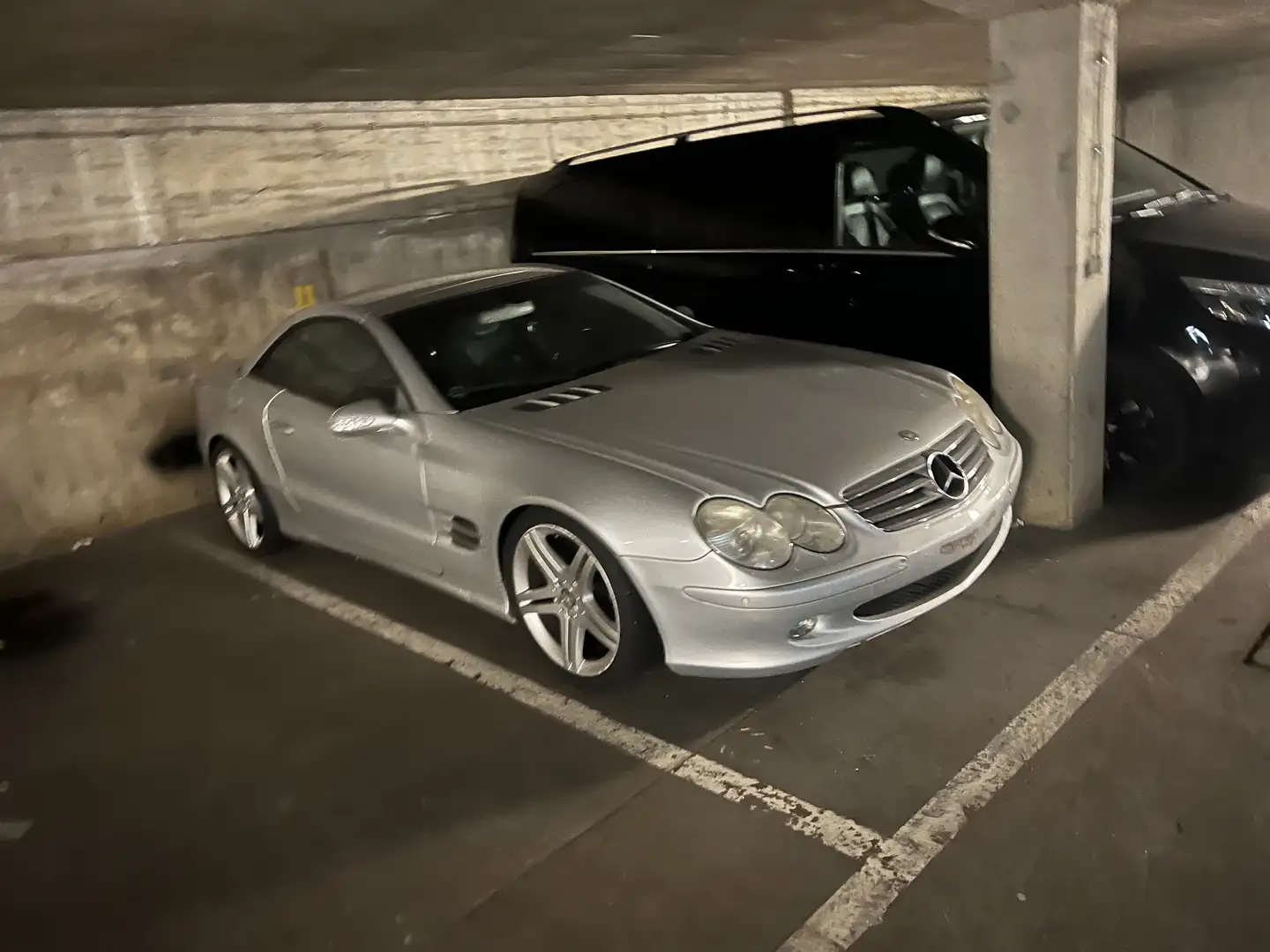 Mercedes-Benz SL 500 7G-TRONIC,Voll,DeutschesFahrzeug,LPG,VieleNeuteile Silber - 1