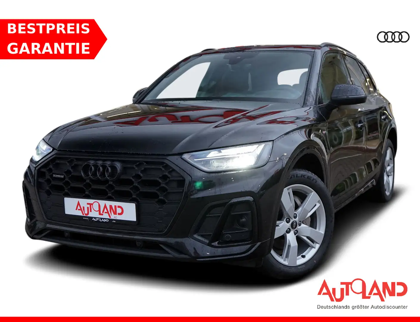 Audi Q5 40 TDI S-Line quattro s-tronic LED ACC Navi AHK Schwarz - 1