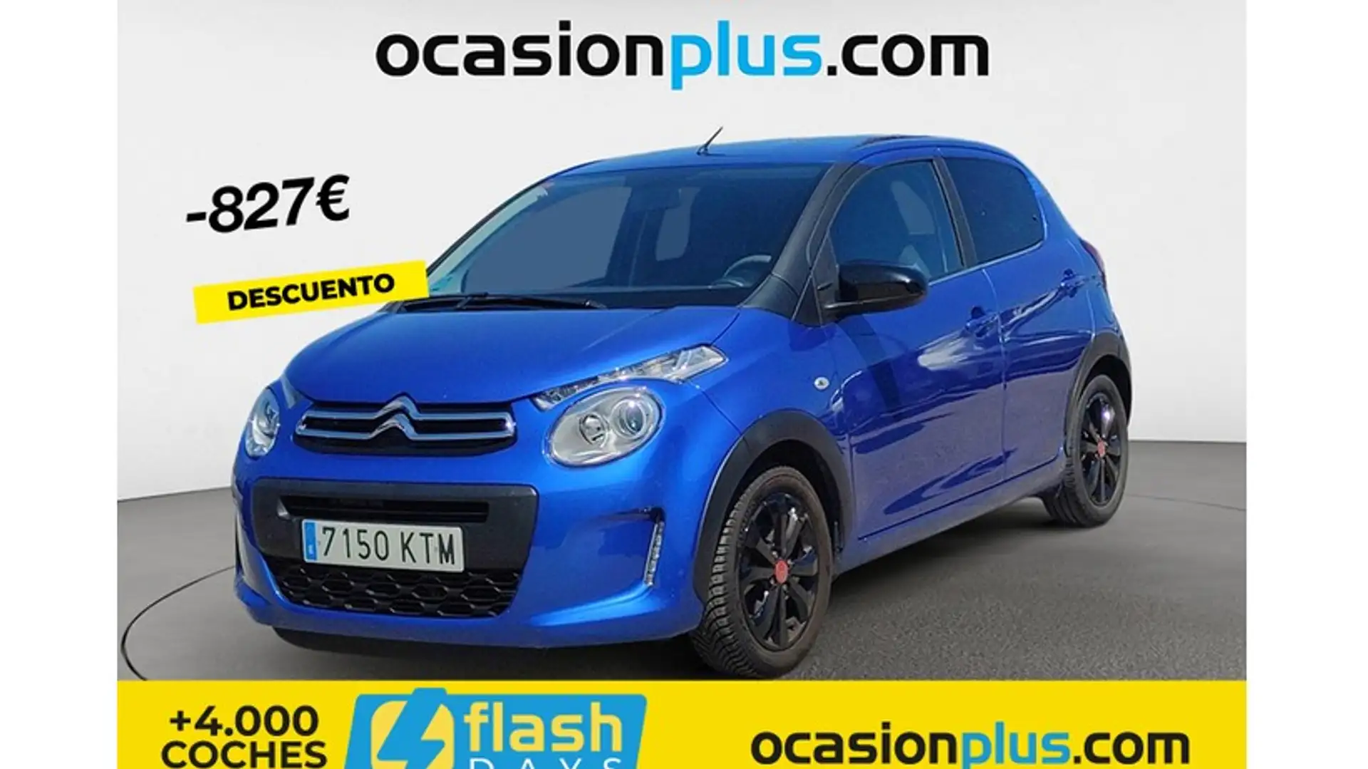Citroen C1 1.0 VTi Urban Ride 72 Azul - 1