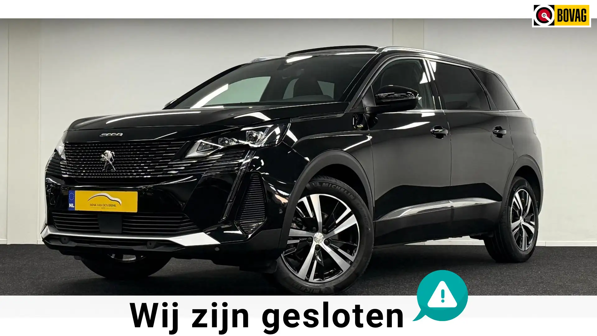 Peugeot 5008 1.2 PureTech GT-Line *7Pers*Panodak*Trekhaak*Navi* Noir - 1