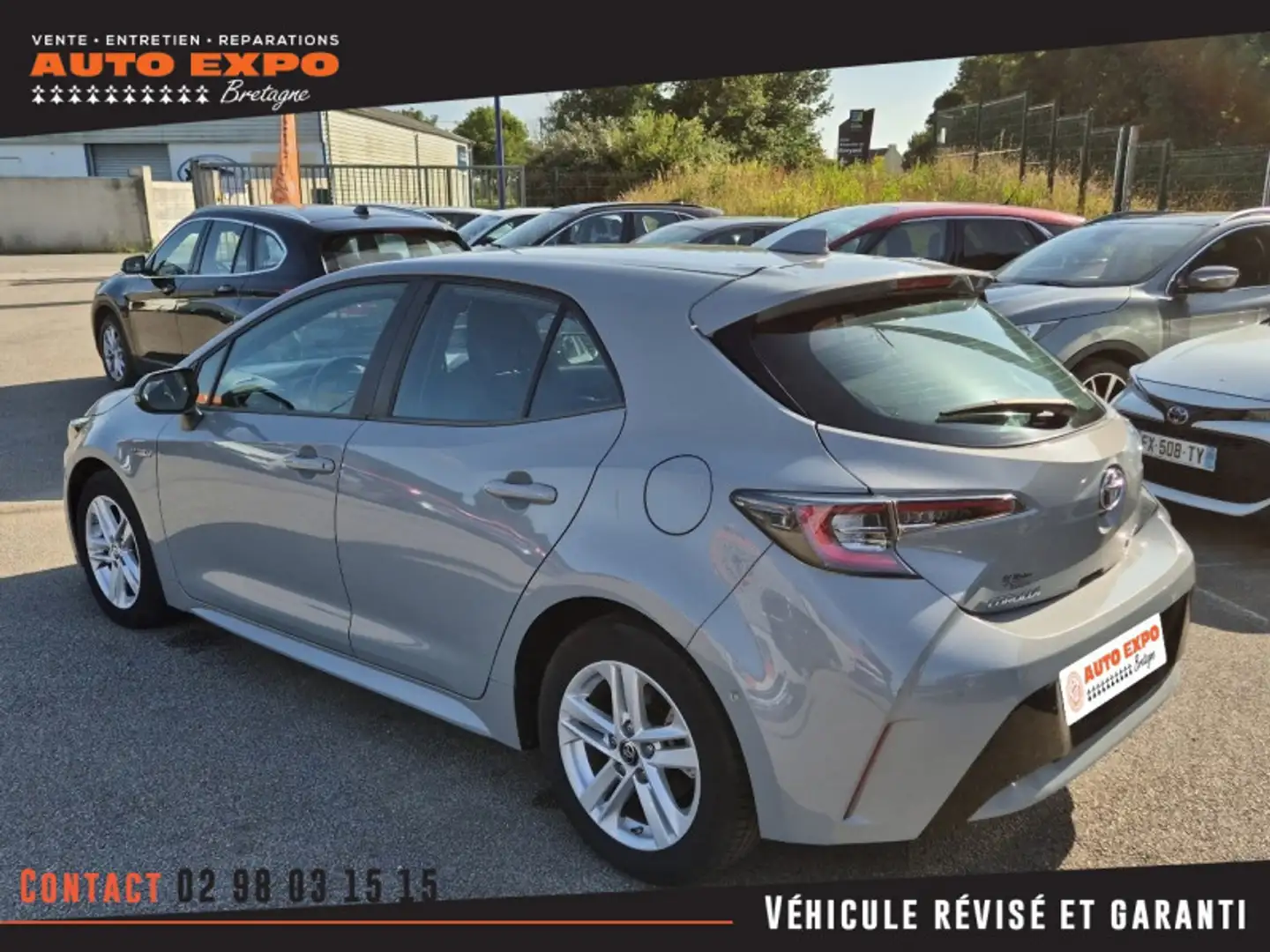 Toyota Corolla 122H DYNAMIC BUSINESS + STAGE HYBRID ACADEMY MY21 Gris - 2