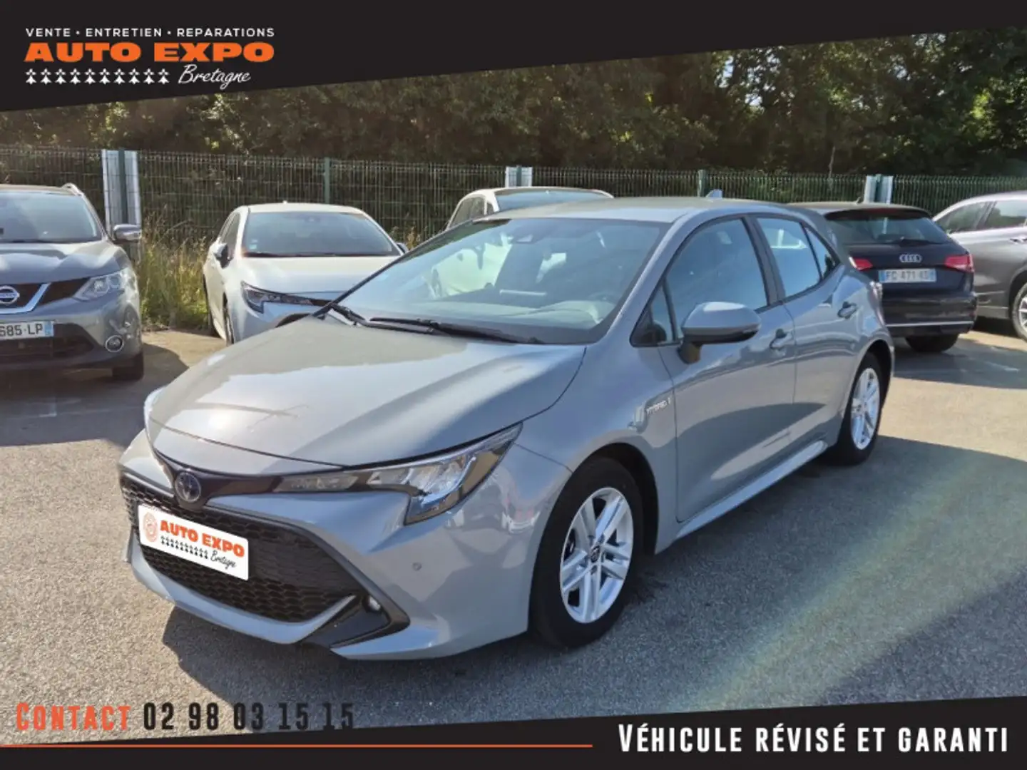 Toyota Corolla 122H DYNAMIC BUSINESS + STAGE HYBRID ACADEMY MY21 Gris - 1
