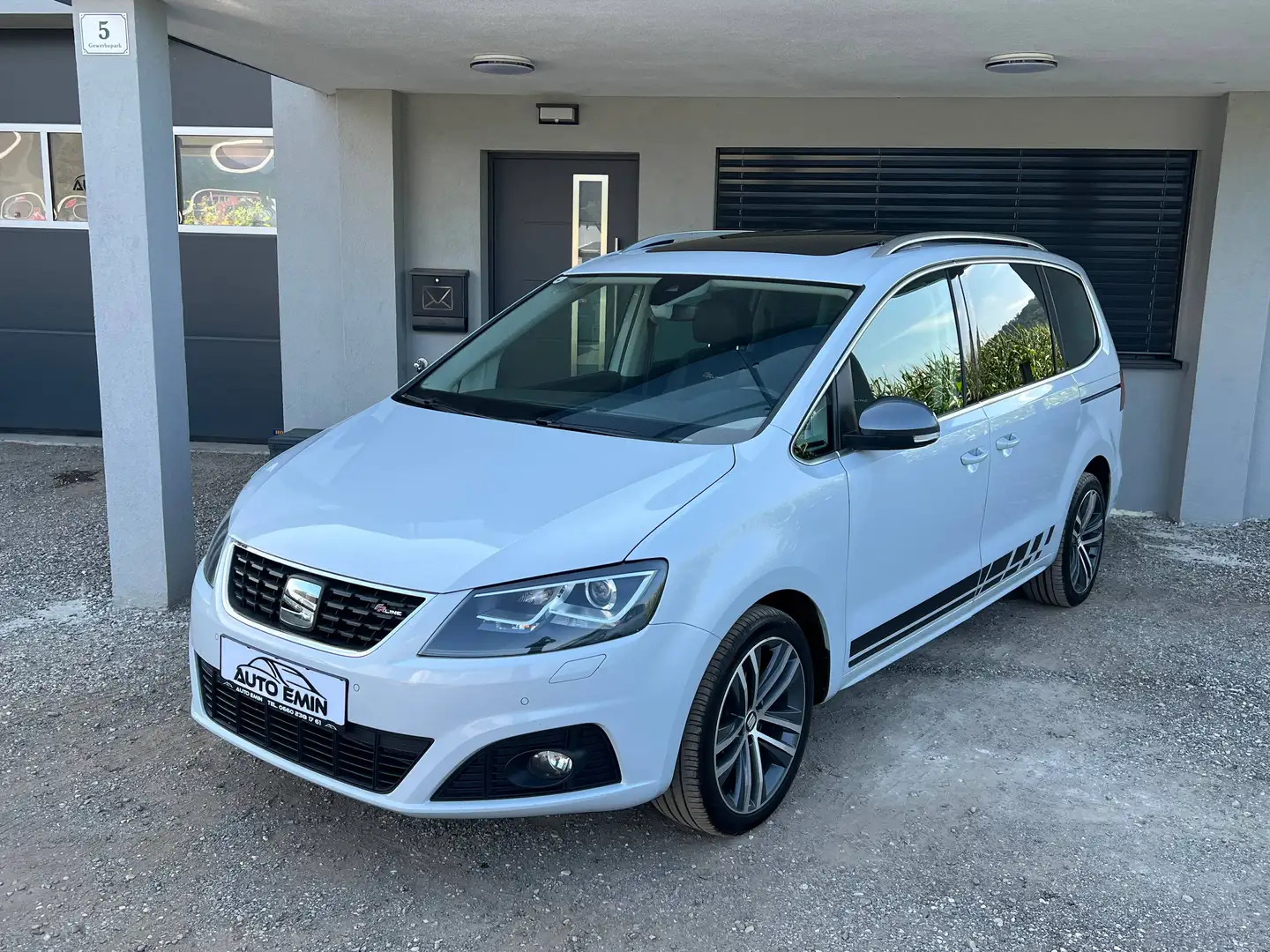 SEAT Alhambra FR 2,0 TDI DSG 4WD *ALLRAD* Weiß - 1