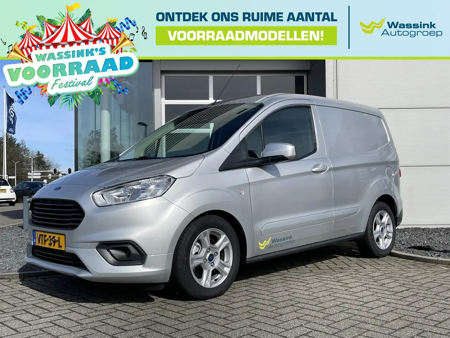 Ford Transit Courier 1.5 TDCi 100pk Limited | Bluetooth | Parkeersensor siva - 1
