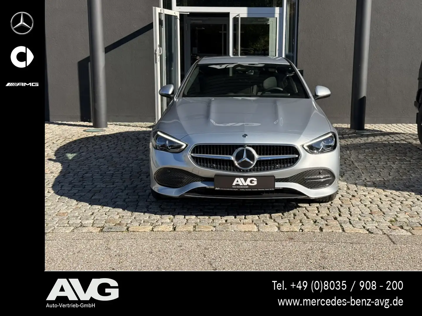 Mercedes-Benz C 180 C 180 Avantgarde Plus Sound Distr LED AHK Guard Silber - 2