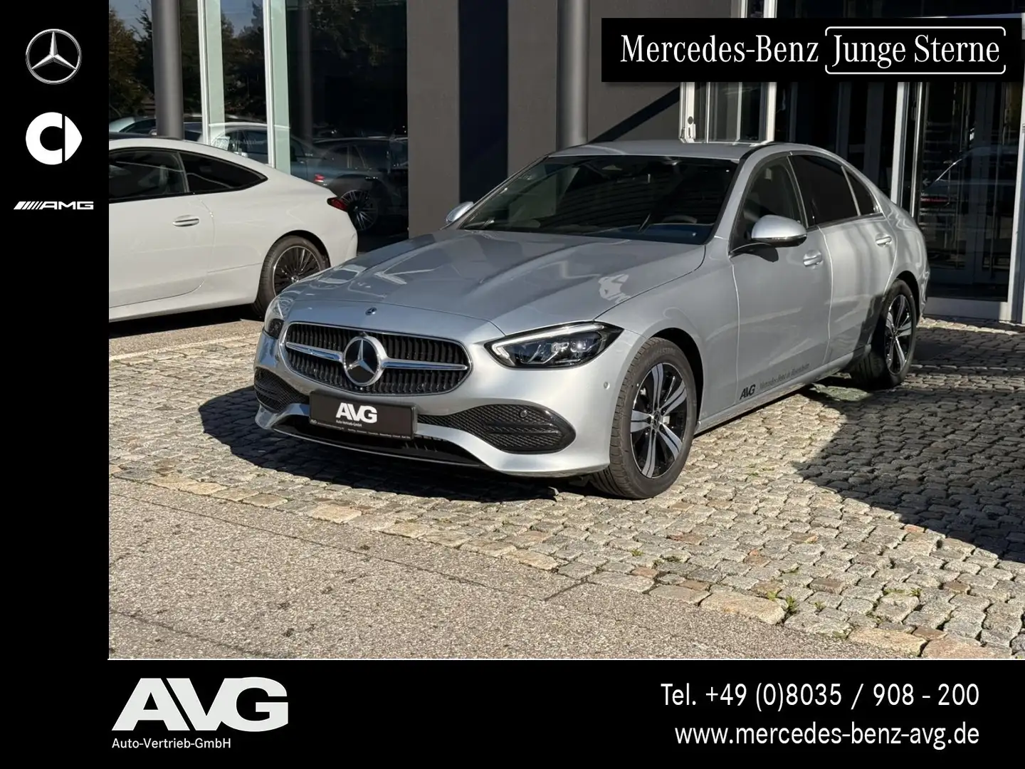 Mercedes-Benz C 180 C 180 Avantgarde Plus Sound Distr LED AHK Guard Silber - 1
