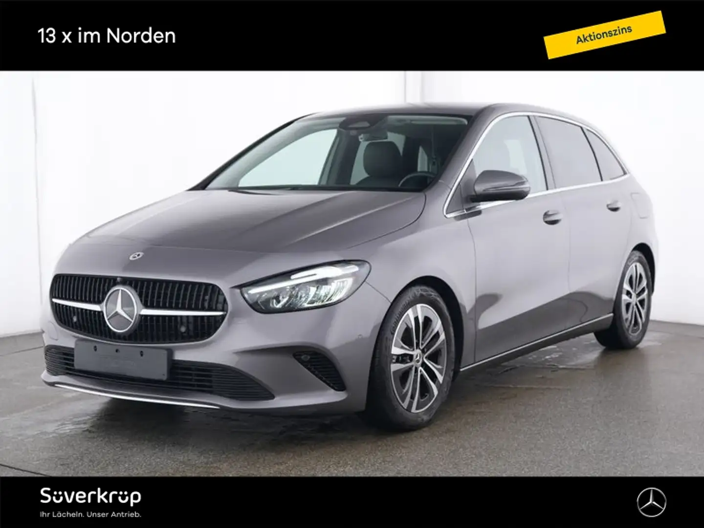 Mercedes-Benz B 200 , PROGRESSIVE AHK KAMERA SPUR PDC SHZ Grau - 1