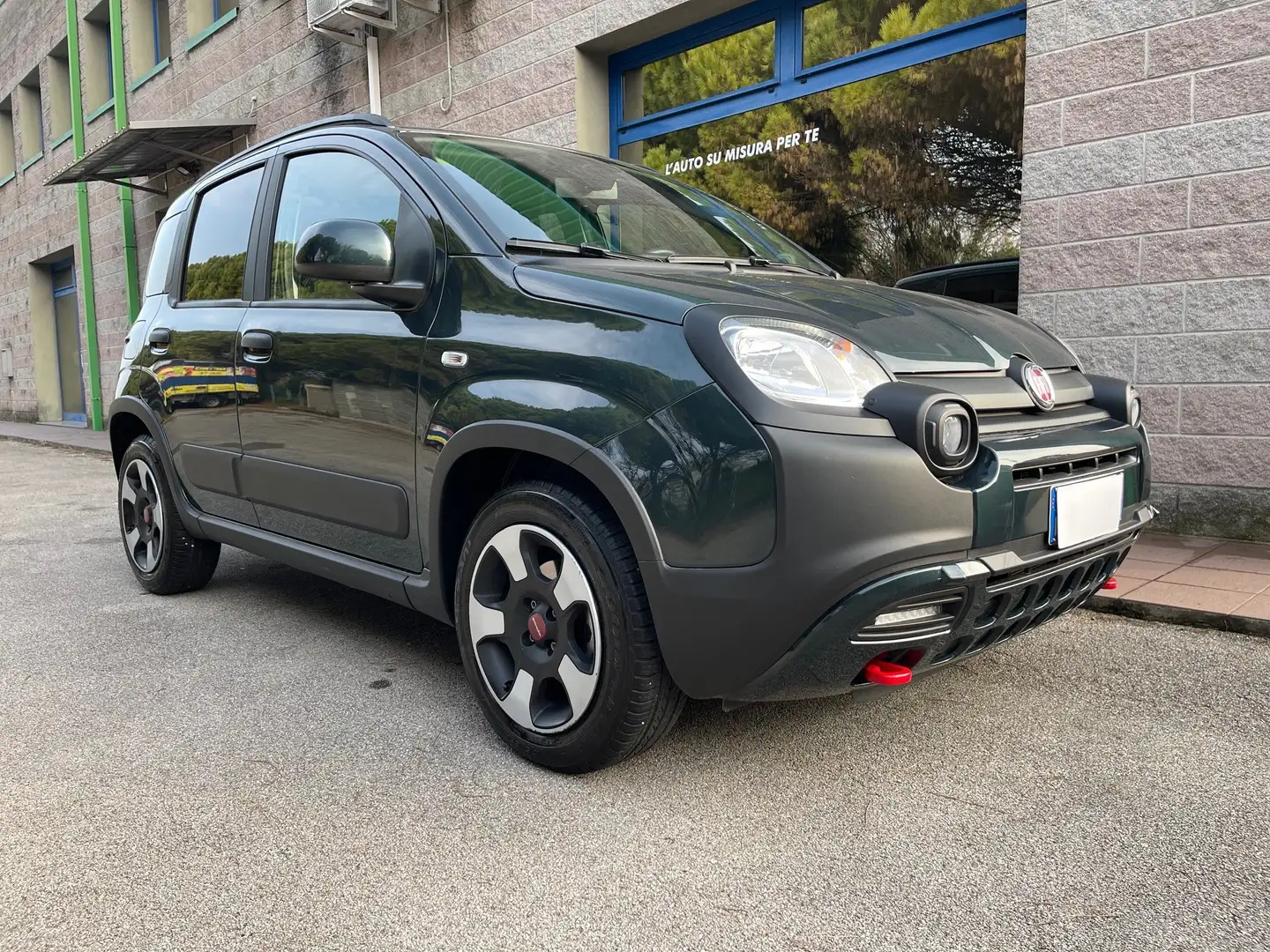 Fiat Panda CROSS 1.0 70CV HYBRID NAVIGATORE SENSORI PARCH. Groen - 1