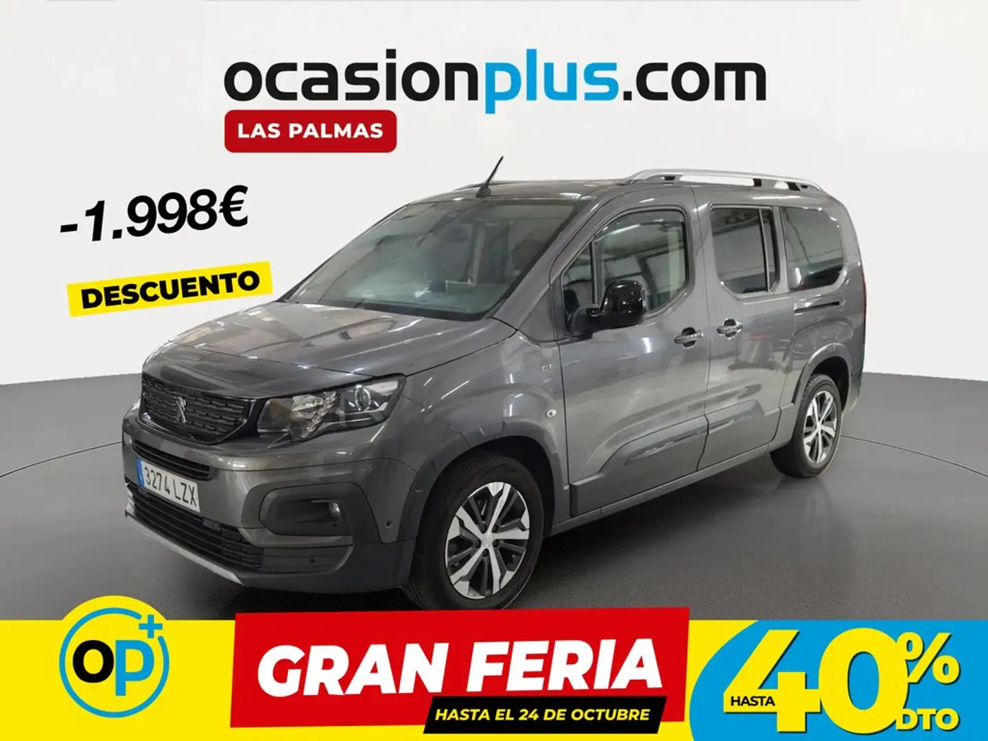 Peugeot Rifter 1.5BlueHDi S&S Long GT 7pl 130 Gris - 1