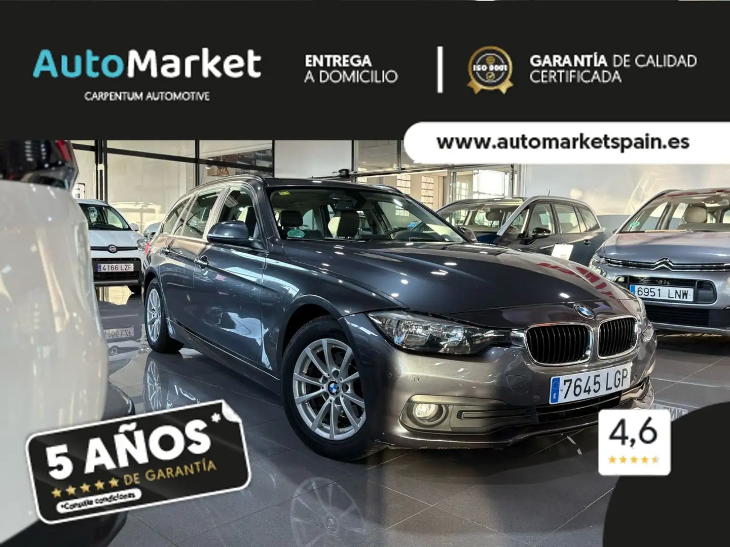 BMW 318 318dA Touring Blau - 1
