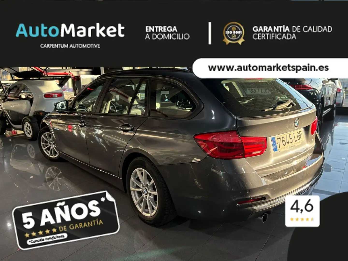 BMW 318 318dA Touring Blau - 2