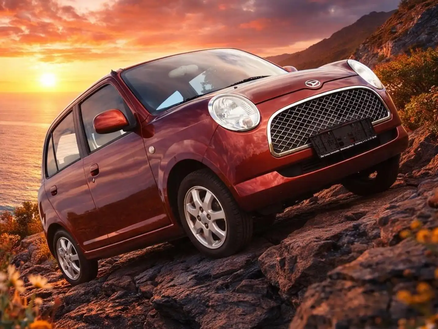 Daihatsu Trevis Klima. EFH. ZV&FB. nur 73566km! Rot - 1