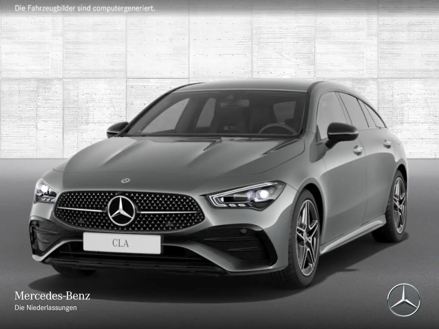 Mercedes-Benz CLA 250 4M AMG+NIGHT+360°+MULTIBEAM+BURMESTER+8G Grau - 2
