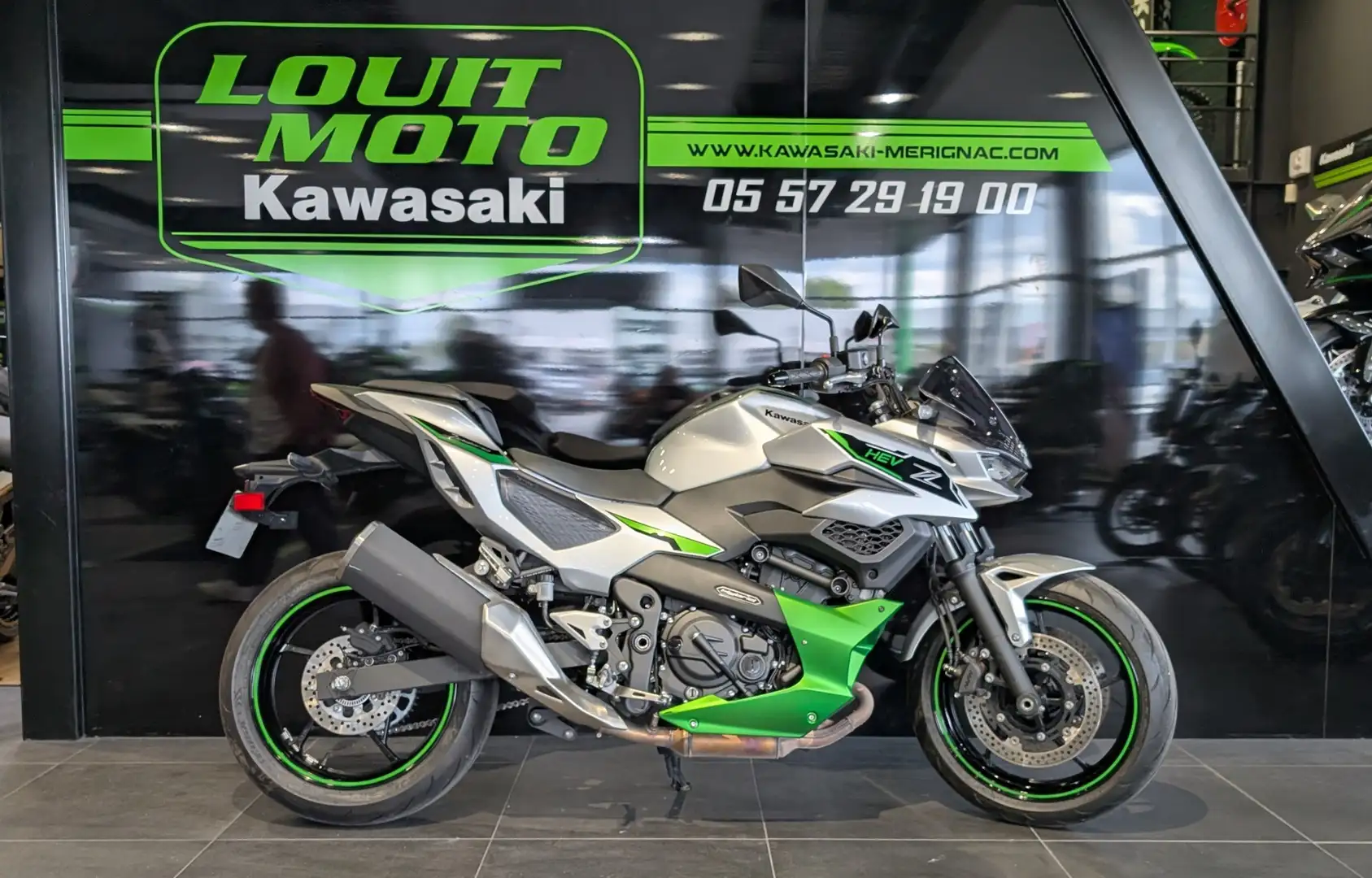 Kawasaki Z7 Hybrid Gri - 1