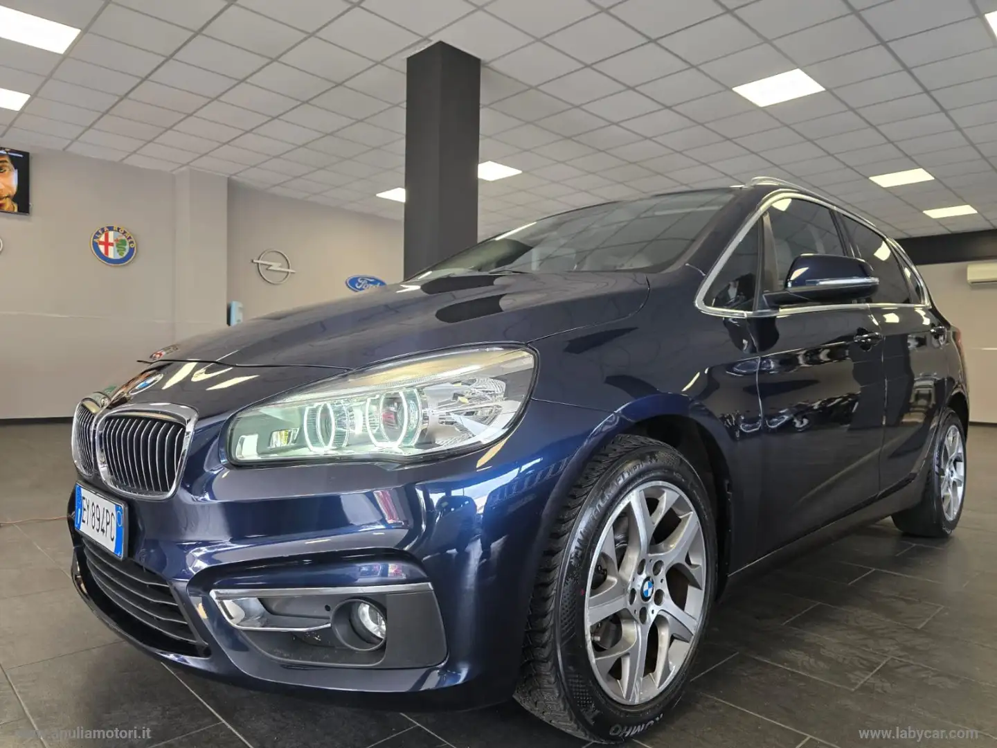 BMW 218 218d Active Tourer Luxury Bleu - 1