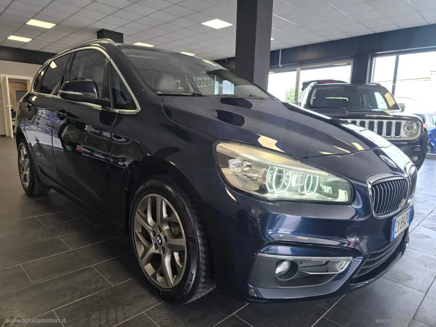 BMW 218 218d Active Tourer Luxury Bleu - 2