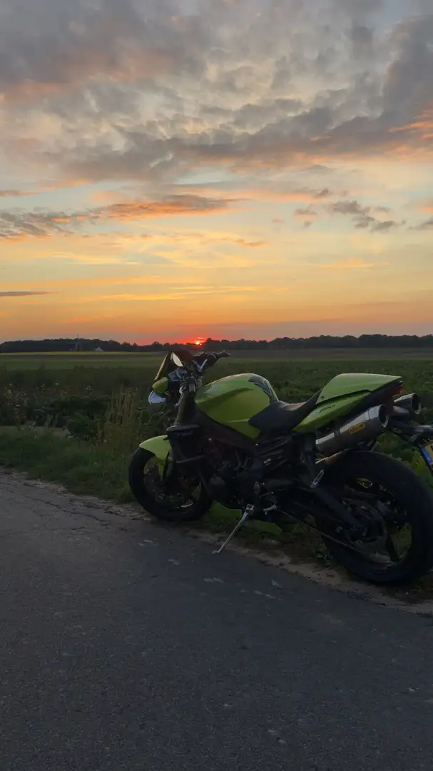 Triumph Street Triple 675 geen haast Groen - 1