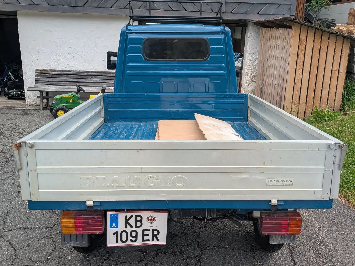 Piaggio Ape TM 703V Lenkrad Blau - 2