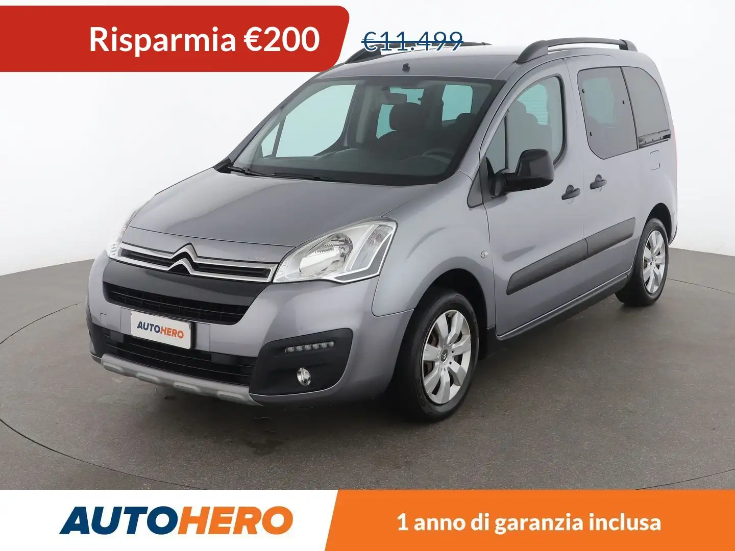 Citroen Berlingo 1.6 Blue-HDi XTR 100 CV siva - 1