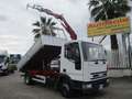 Iveco EUROCARGO 100E18 GRU AMCO-VEBA 545/3S+RIBALTABILE Blanc - thumbnail 1