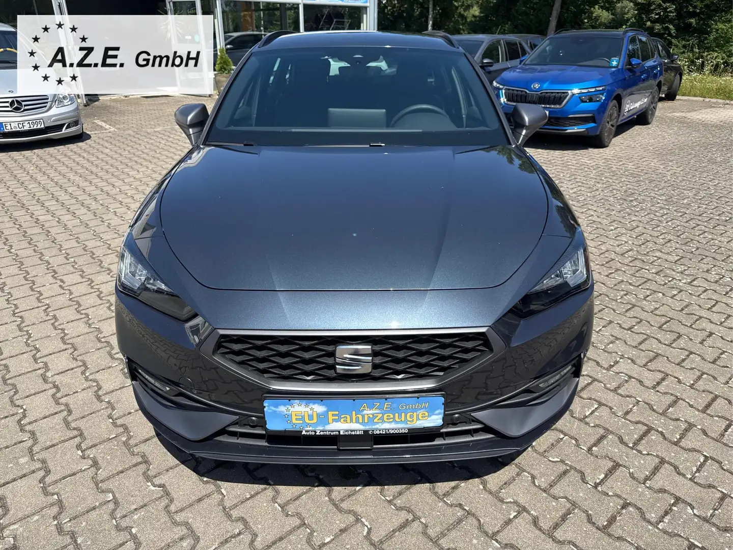 SEAT Leon FR 1.5 eTSI DSG *NAVI*EL.KLAPPE*TWA*SH*LED*KAME... Grijs - 2