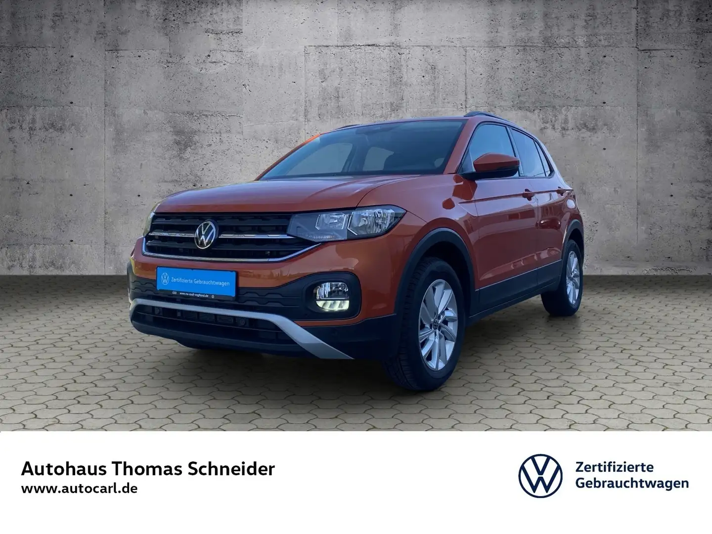 Volkswagen T-Cross Life 1.0 TSI IQ.DRIVE/2-Zonen/SHZ KLIMA ALU Orange - 1