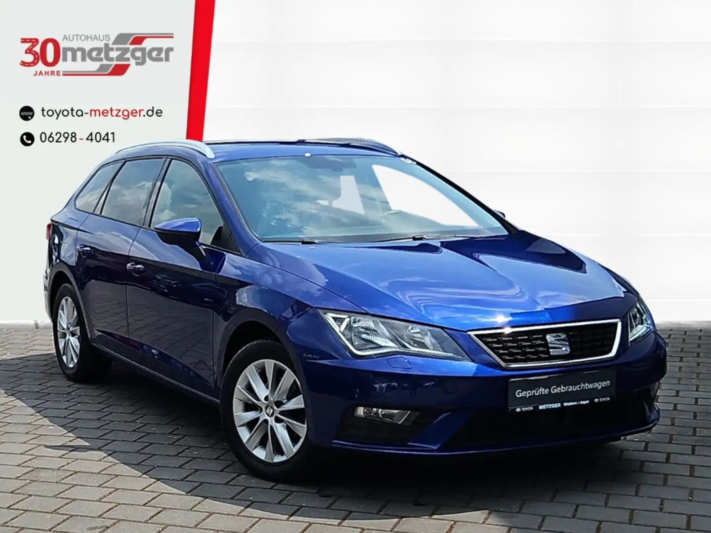 SEAT Leon ST Style 1.2 TSI +AHK-abnehmbar +Navi +Mehrzonenkl Blauw - 1