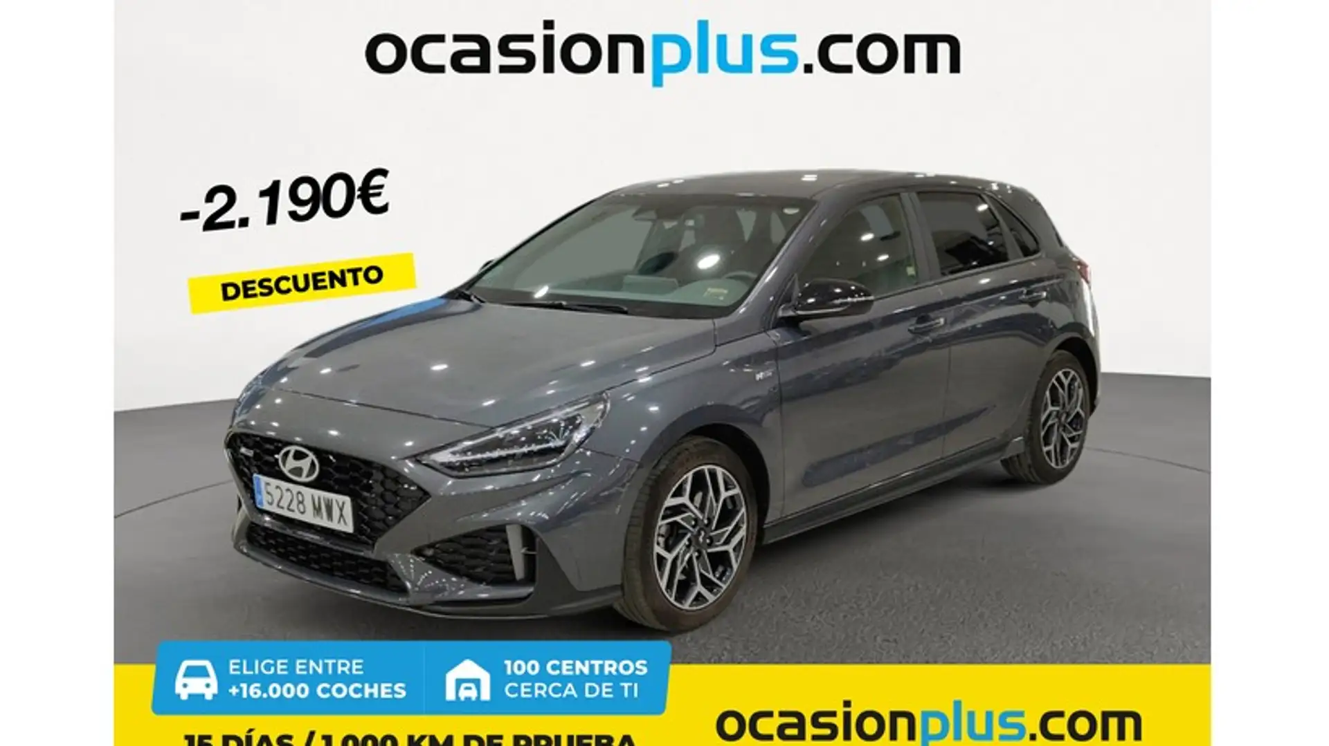 Hyundai i30 1.0 TGDI N Line 100 Gris - 1