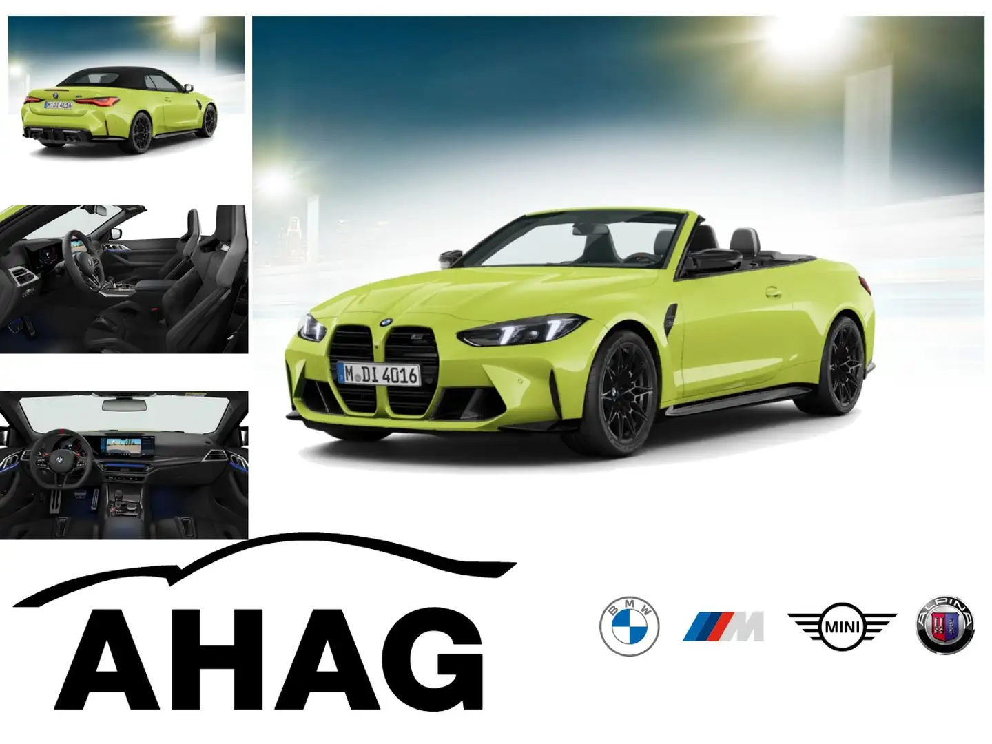 BMW M4 Competition M xDrive Cabrio Navi Leder LED Scheinw Rot - 1