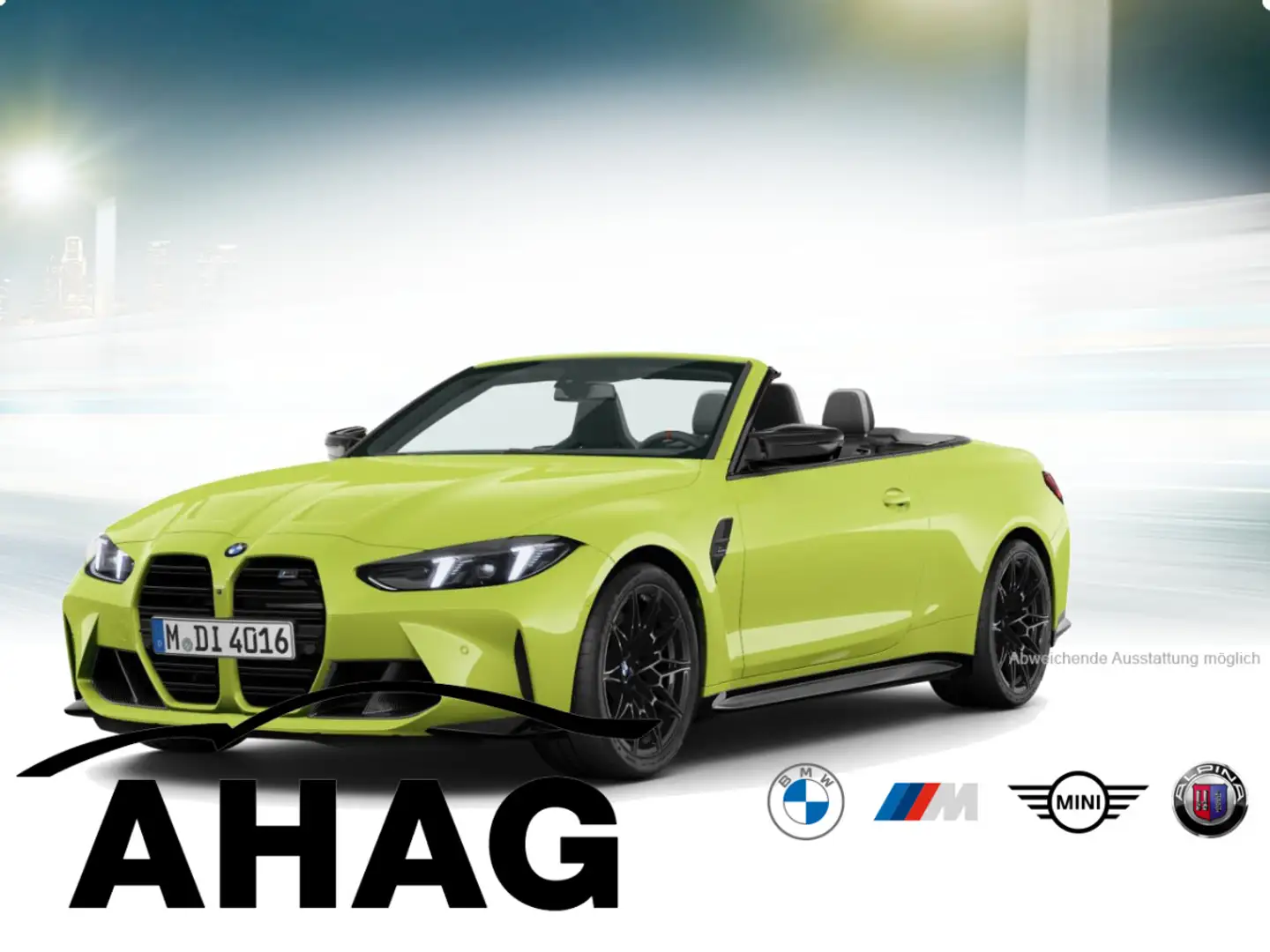 BMW M4 Competition M xDrive Cabrio Navi Leder LED Scheinw Rot - 2