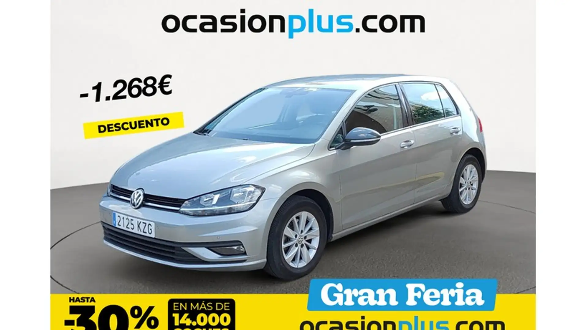 Volkswagen Golf 1.6TDI Ready2GO 85kW Plateado - 1