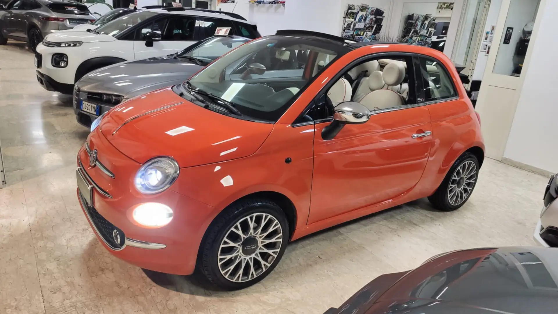 Fiat 500 C 1.2 Anniversario Orange - 1