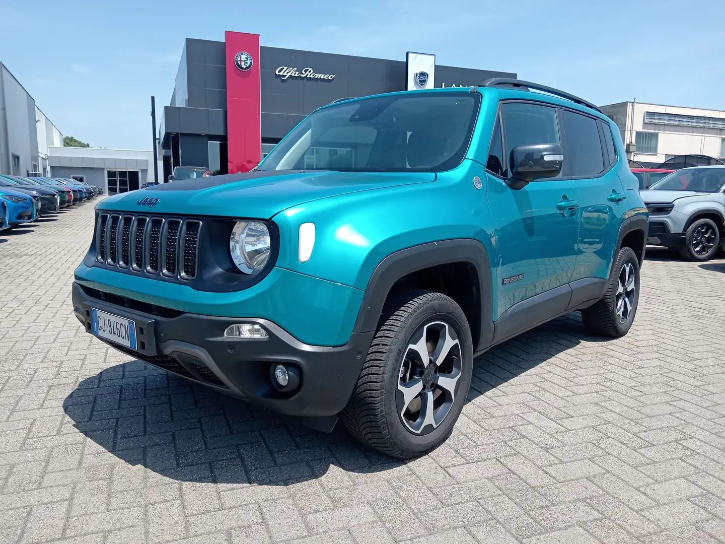 Jeep Renegade 1.3 T4 240CV PHEV 4xe AT6 Trailhawk Bleu - 1