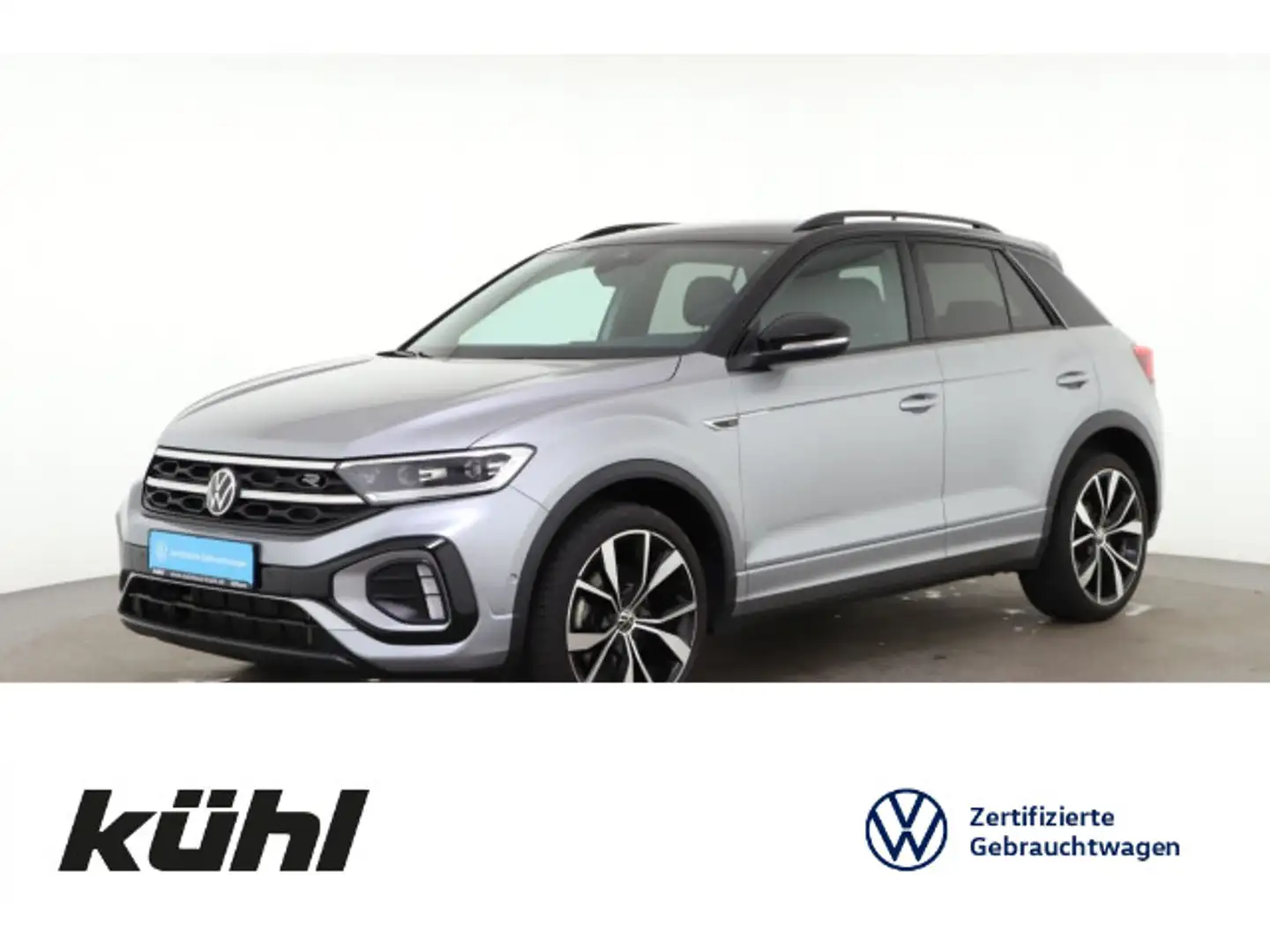 Volkswagen T-Roc 1.5 TSI DSG R-Line LED+ ACC Kamera App Nav Silber - 1