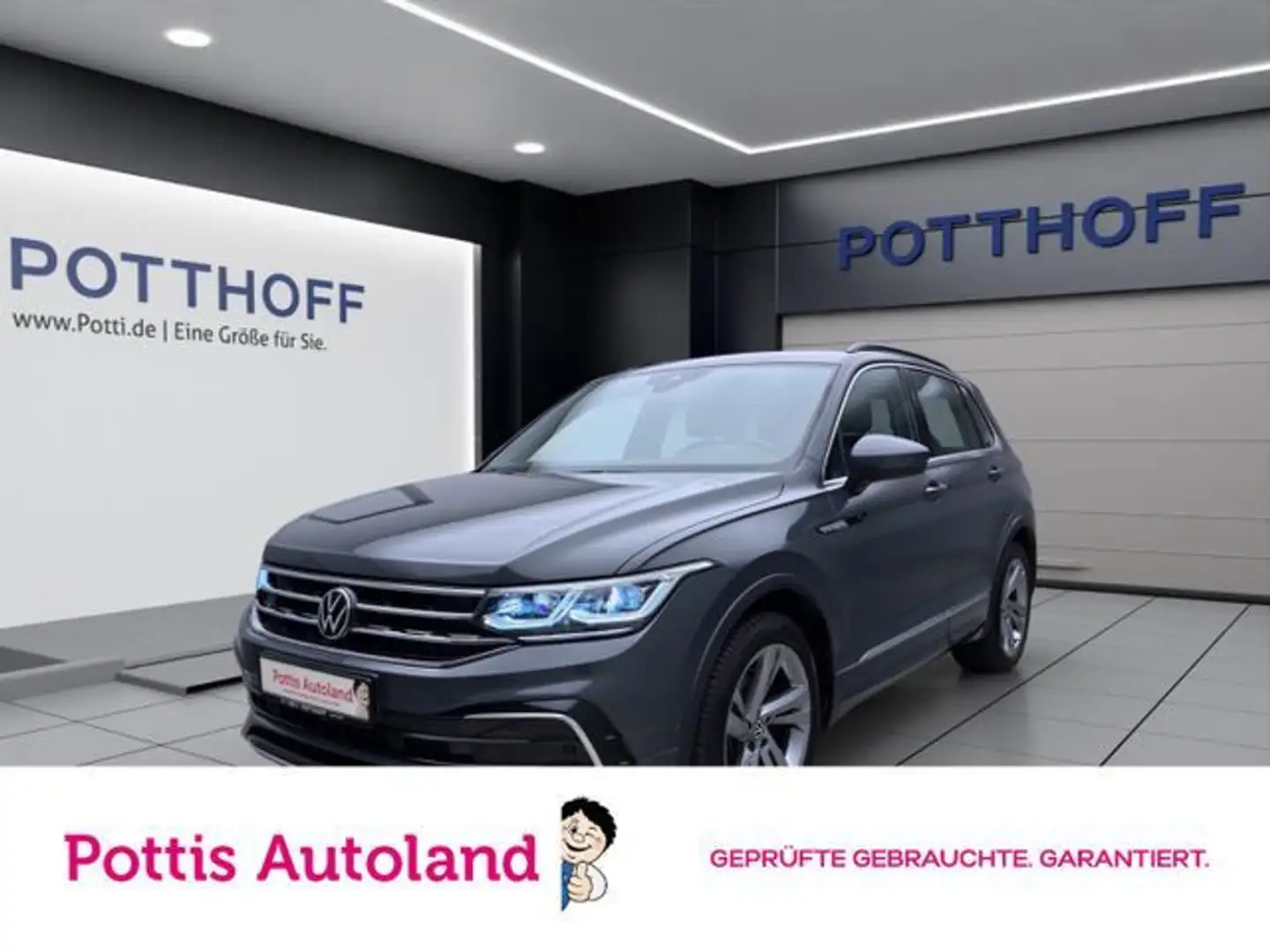 Volkswagen Tiguan 1.5 TSI DSG R-LINE NAVI KAMERA MATRIX PDC Grau - 1