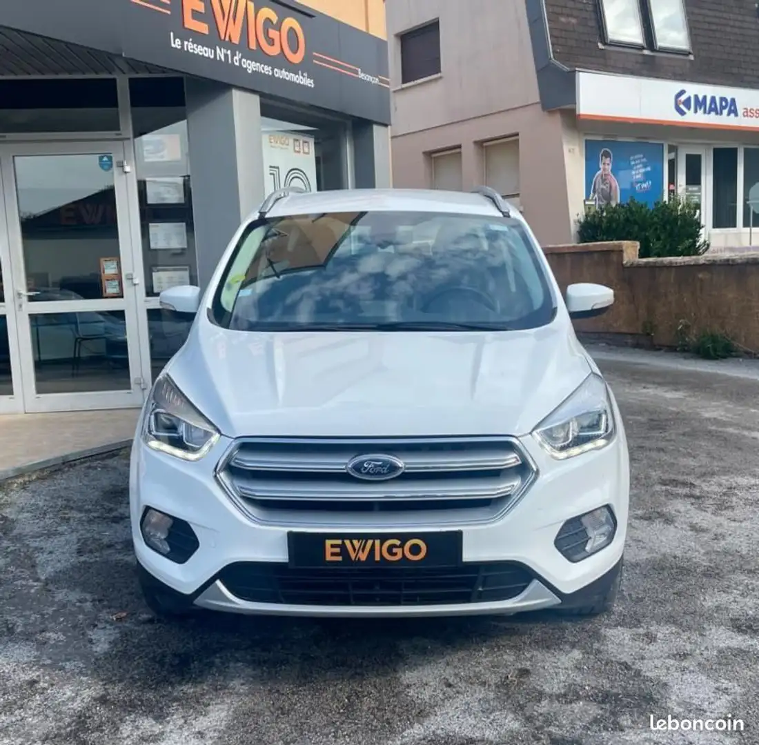 Ford Kuga 2.0 TDCI 150 CH TITANIUM 4X4 POWERSHIFT Bianco - 2
